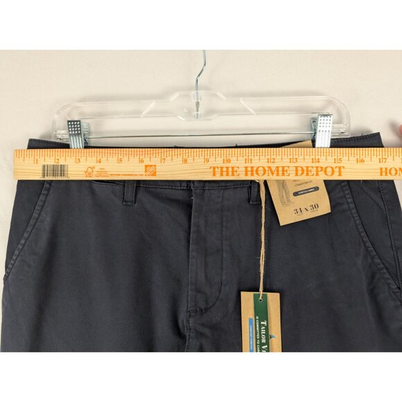 Tailor Vintage Pants Mens 34x30 Navy Blue Straight Leg Relaxed Chino - Picture 6 of 9